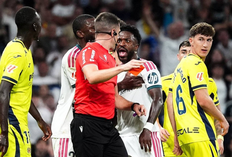 Vinicius Jr Minta Maaf Usai Kartu Merah, Terancam Absen di El Clasico