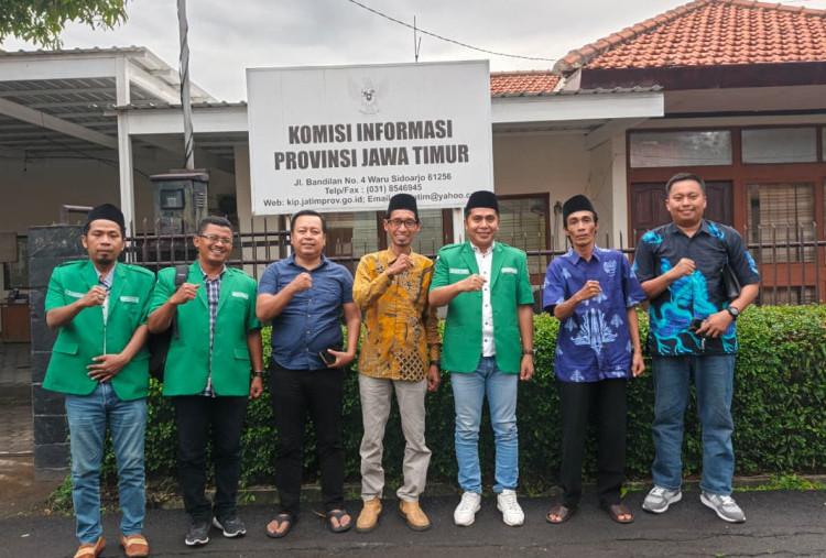 Kunjungi Komisi Informasi Jatim, GP Ansor Jatim Kawal Transparansi Pemerintahan