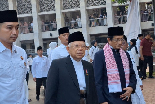 Wapres Bersyukur Banyak Masyarakat Non Muslim Ikut Berkurban di Masjid Istiqlal