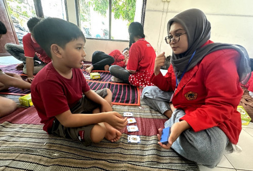 Mahasiswa Untag Surabaya KKN Sukses Beri Pelatihan Daya Ingat kepada Anak-Anak Melalui Metode Mnemonik