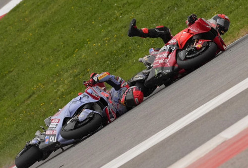Marc Marquez Salahkan Pecco Bagnaia atas Tabrakan di MotoGP Portugal, Insiden Langsung Diselidiki FIM Stewards 