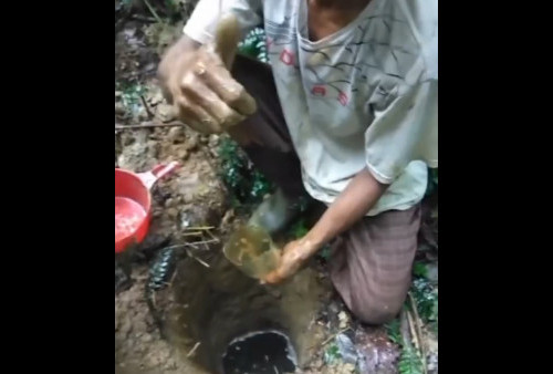 Mudahnya Ambil Minyak Bumi di Aceh, Netizen: Sumur, Bukan Sembarang Sumur!