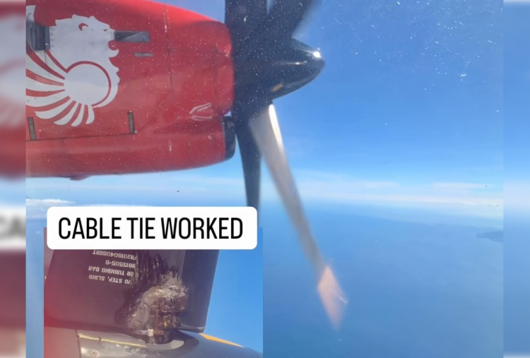 Heboh Bule Rekam Baling-baling Pesawat Wings Air Diikat Kabel Ties, Lion Air Buka Suara