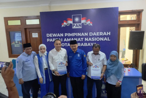 Eri Cahyadi-Armuji Sambangi PAN Surabaya, Daftar Bakal Calon Wali Kota dan Wakil Wali Kota Surabaya