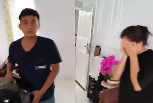 Viral! Suami Labrak Istri Selingkuh, Bawa Pria Lain Masuk Kamar Rumah, Netizen: Miris di depan Anak Kandung