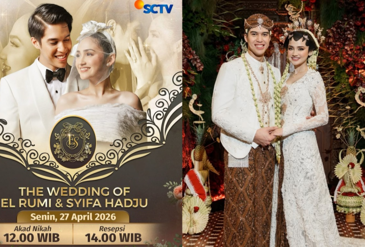 Link Streaming Pernikahan El Rumi dan Syifa Hadju, Bisa Nonton di TV!