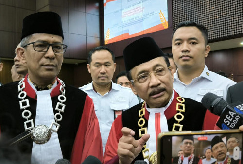 Anwar Usman Tidak Hadiri Pelantikan, Suhartoyo: Kondisinya Kurang Sehat