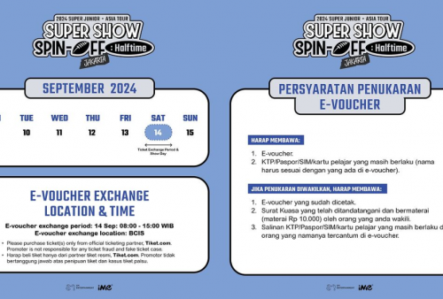 Cara Penukaran Tiket Konser Super Junior di Beach City International Stadium, ELF Jangan sampai Salah!