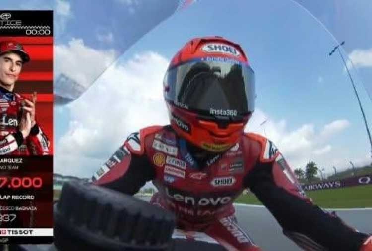 Hasil Practice MotoGP Sepang 2026: Marquez Terdepan, Martin Gigit Jari 