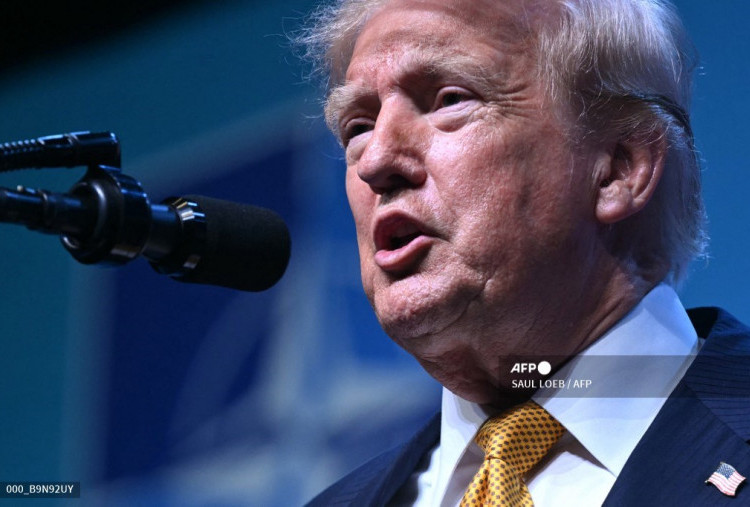 Keseleo Lidah! Trump Sebut Republik Islam Jepang saat Konferensi Pers KTT NATO