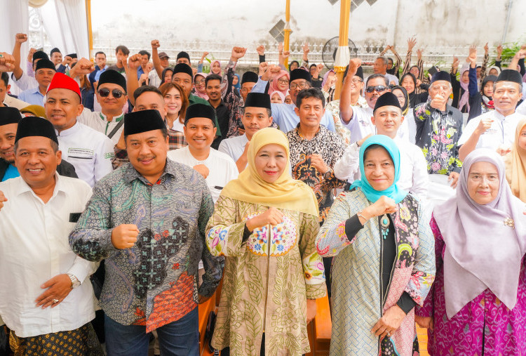 Khofifah Rayakan Kemenangan di Pilgub Jatim Bersama TPD Khofifah-Emil Jombang