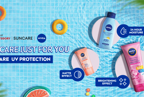 Lindungi Kulit dari Paparan Sinar UV, NIVEA Dipercaya Jutaan Konsumen di LazMall Super Category Brand Sun Care 