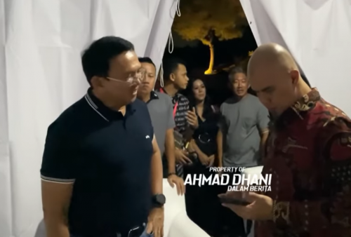 Viral Ahok Sowan ke Ahmad Dhani di Bogor, Saling Tukar Nomor HP: Dulu Lawan Sekarang Kawan?