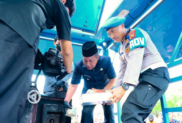 Perintangan HANI, Polda Jambi Musnahkan Ratusan Kilo Narkoba Hasil Pengungkapan Selama 2026