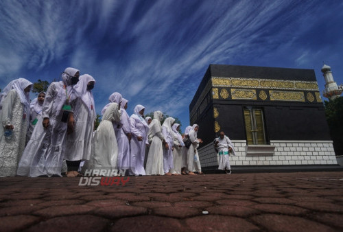 Pelajar SMK Belajar Manasik Haji