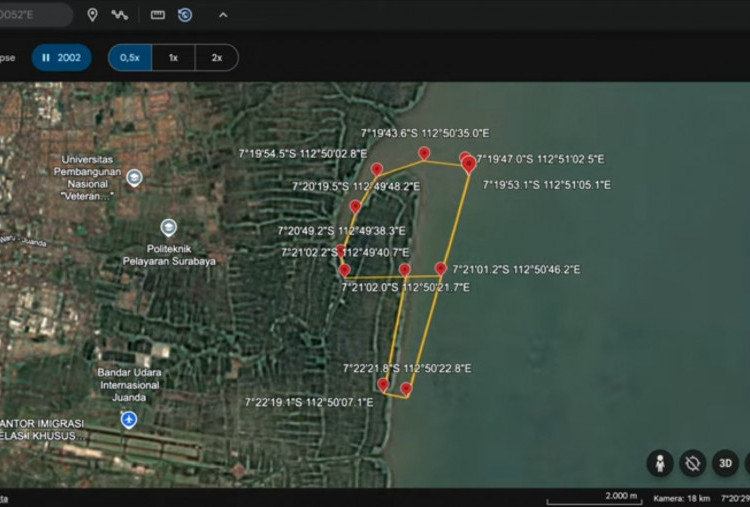 Fakta Historis HGB di Laut Sidoarjo Terungkap: Awalnya Laut, Mangrove, dan Tambak