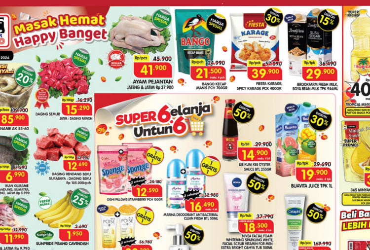 Katalog Promo JSM Superindo Terbaru 5-7 Juni 2026, Kecap Bango Rp21.500 Spesial Tanggal Kembar