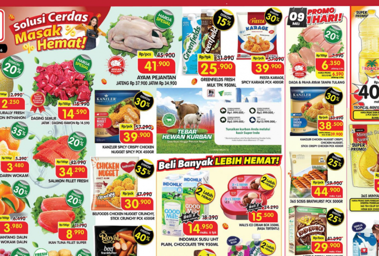 Promo JSM Superindo Terbaru Minggu Ini 8-10 Mei 2026, Beli Daging Semur Rp14 Ribuan