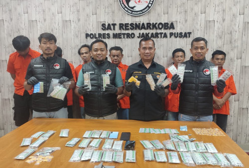 Nekat Edarkan Tramadol di Jalanan Tanah Abang, 7 Orang Ditangkap Polisi