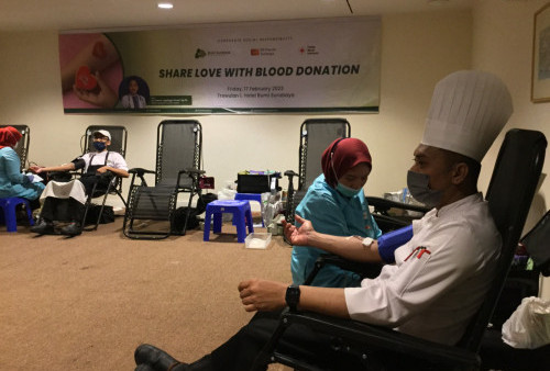 Share Love with Blood Donation, Gerakan Normalkan Lagi Jumlah Pendonor ala Hotel Bumi Surabaya