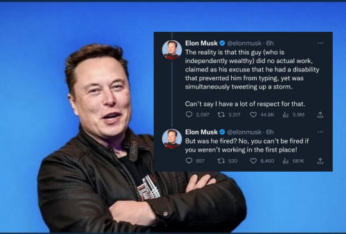 Bos Twitter Elon Musk Cemooh Karyawan Difabel