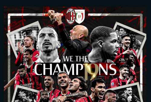 Juara Serie A: Penantian 11 Tahun AC Milan Terbalaskan, Pioli Terinspirasi Giana Anak Kobe Bryant  