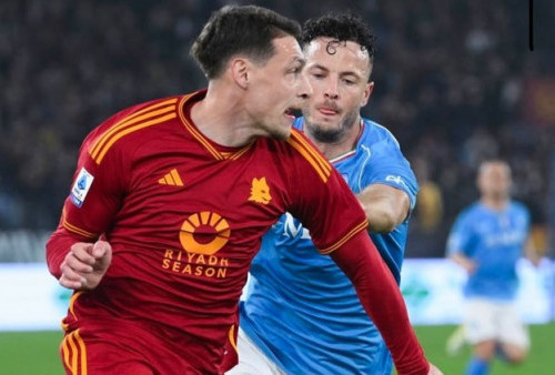 Roma vs Napoli Skor 2-0, Giallorossi Kalahkan 9 Pemain Partenopei