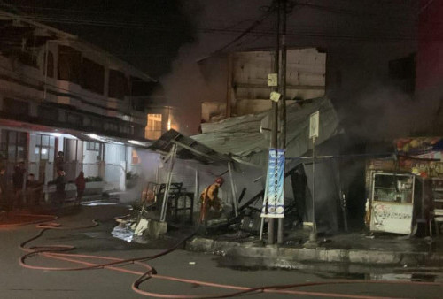 Kapolsek Ungkap Kronologi Kebakaran Sop Buah Mitra 91 di Mitra Batik Kota Tasik 