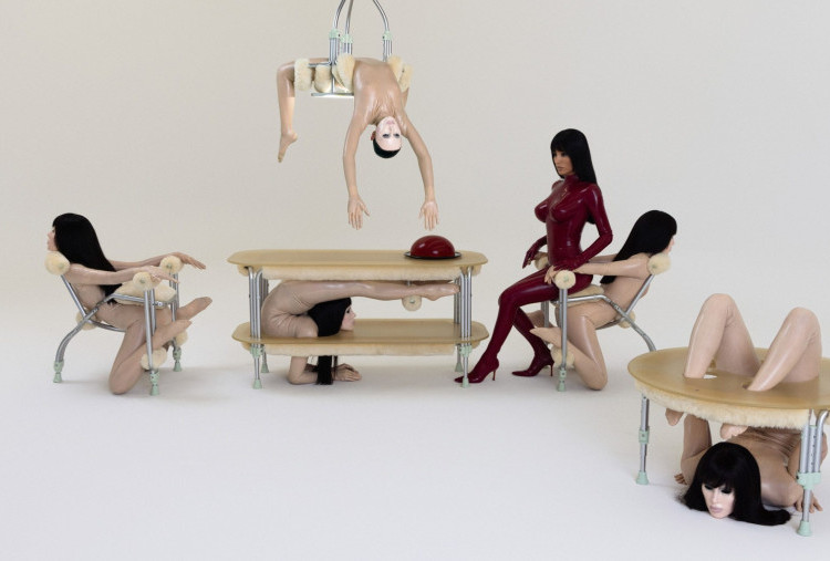 Tubuh Perempuan jadi Furnitur, Bianca Censori Pukau Publik Seoul dalam Pertunjukan Bio Pop