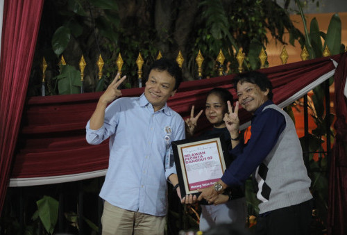 Relawan Pencinta Dangdut 02 Deklarasikan Dukungannya Kepada Prabowo-Gibran, Berharap Pekerja Seni Diperhatikan