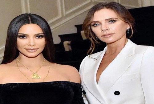 Kim Kardashian Idolakan Victoria Beckham Jadi Inspirasi Ikon Fashion