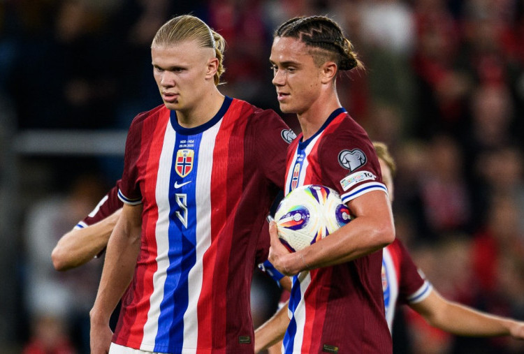 Norwegia vs Moldova 11-1, Haaland Borong 5 Gol, Thelo Aasgaard 4