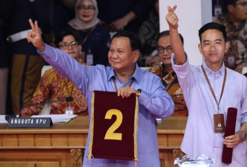 Arti Finger Heart Gibran Saat Dapat Nomor Urut Pilpres 2024