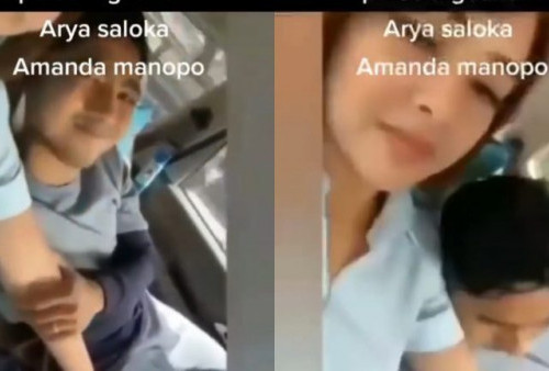 Viral, Video Arya Saloka Cium Mesra Tangan Amanda Manopo