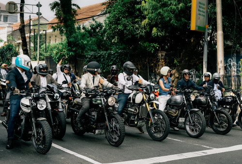 Ribuan Biker Meriahkan The Distinguished Gentlemen’s Ride 2023 di Jakarta, Sambil Donasi Buat Yayasan Kanker Anak