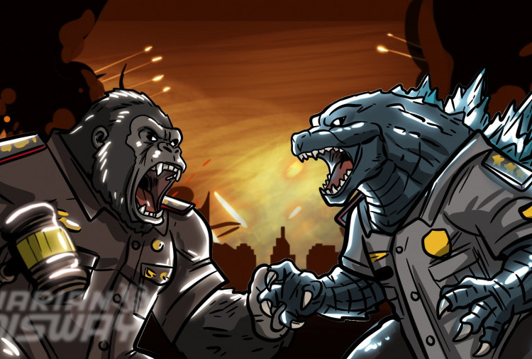 Kingkong vs Godzilla
