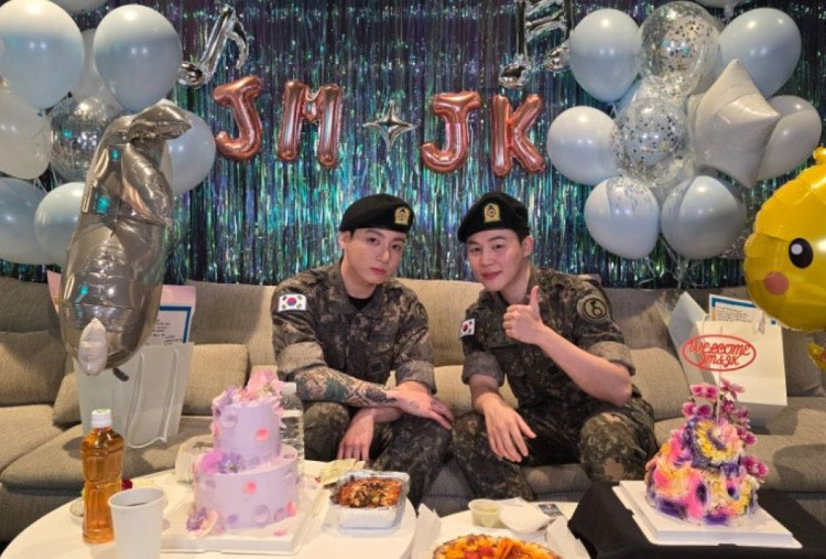 5 Momen Gemas Jimin dan Jungkook BTS sapa ARMY Usai Wamil, Jungkook Ngorok hingga Surprise J-Hope
