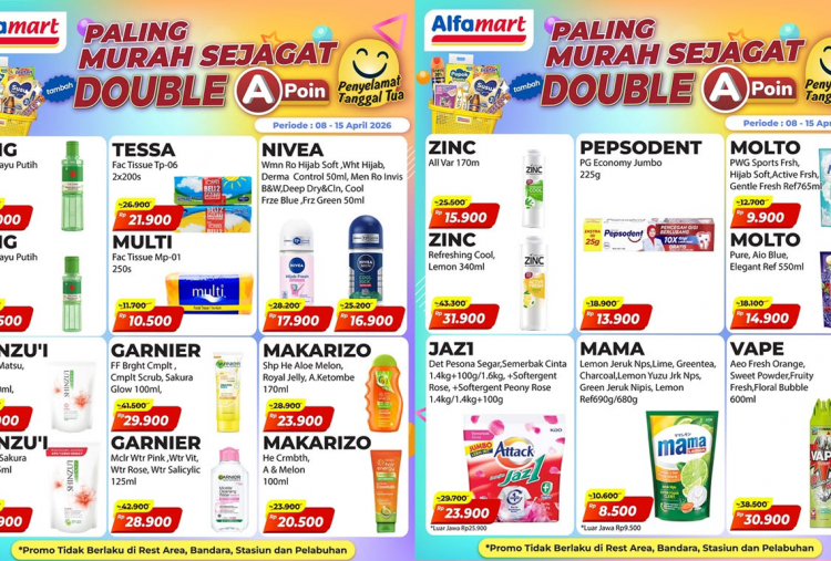 Katalog Promo JSM Alfamart 9-12 April 2026, Diskon Murah Molto Pewangi Rp9 Ribuan!