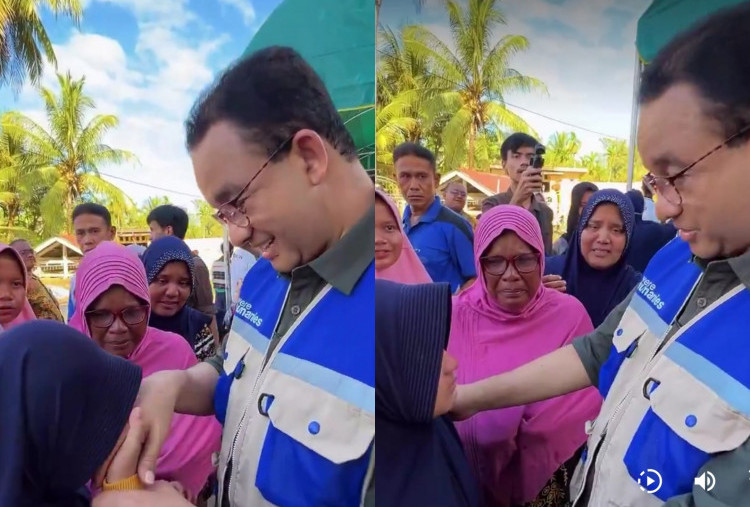 Momen Anies Baswedan ke Lokasi Bencana di Pidie Jaya Aceh, Bertemu Zaskia: Insya Allah Kamu Bisa Sekolah Lagi