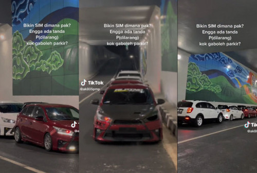 Viral! Komunitas Mobil Parkir di Underpass Dewi Sartika Depok, Netizen: Begitulah SDM Kita, Pajak Mati Yak?