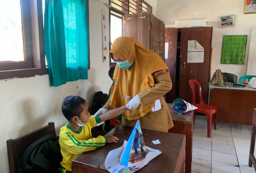 Puskesmas Airhitam Deteksi Dini Penyakit TB dan Kusta dan screening Sasaran Sekolahan 