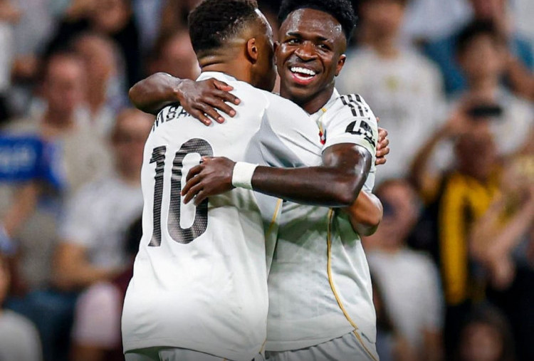Real Madrid vs Villarreal 3-1, Mbappe-Vini Jr Antar Los Blancos Kembali Ke Puncak