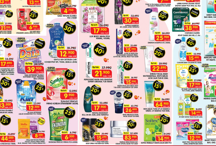 Promo JSM Superindo Hari Ini Edisi Akhir Pekan 25 Mei 2025, Sabun Cuci Piring Rp9 Ribuan