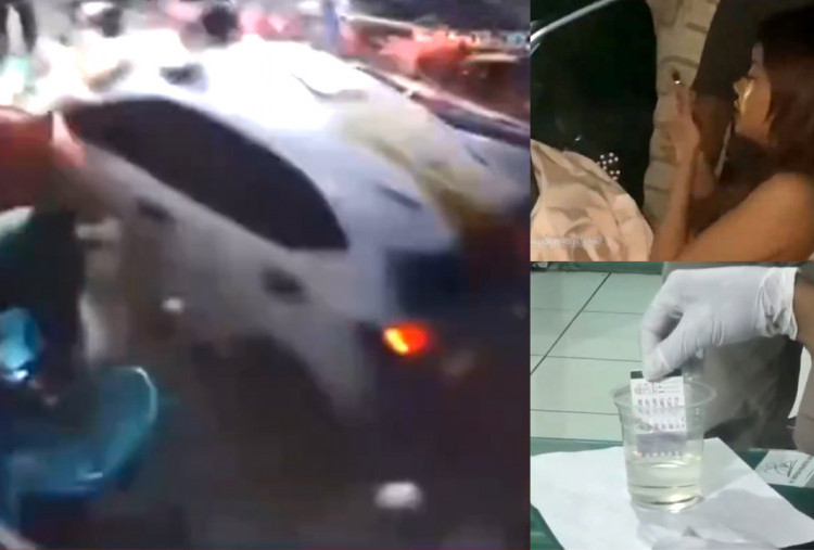 Urine Pengemudi Brio Tabrak Pedagang di Pasar Kaget Bangkatan Bikin Netizen Salfok: Sebening Air Pegunungan