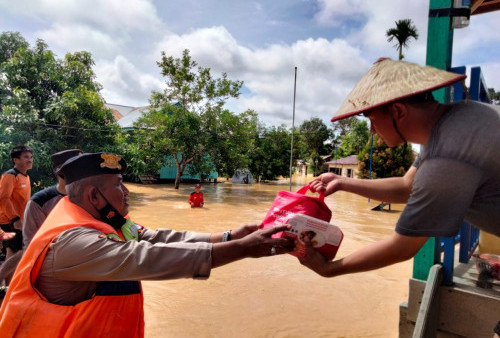 Banjir Lebih dari Satu Meter Kepung Belasan Desa di Kabupaten Malinau