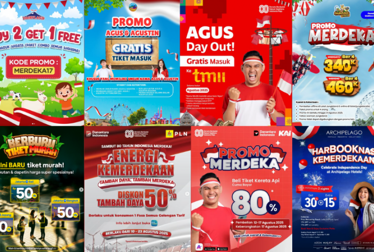 10 Daftar Promo HUT ke-80 RI: Hotel, Tiket Pesawat, hingga Tempat Wisata