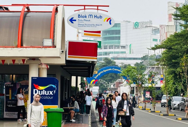 Blok M Kian Cantik, Bikin Betah Pengunjung