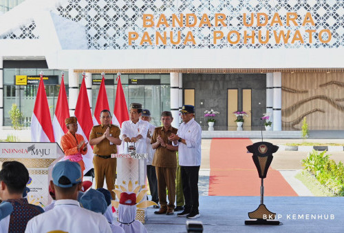 Presiden Resmikan Bandara Panua Pohuwato, Gorontalo: Untuk Pacu Pertumbuhan Ekonomi dan Mitigasi Bencana