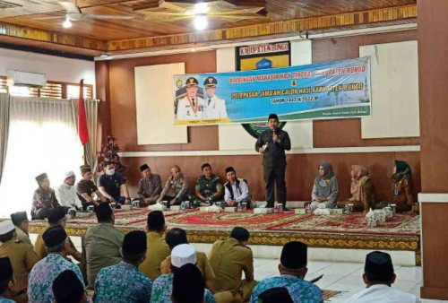 Bupati Bungo Resmi Melepas jamaah Calon haji Kabupaten Bungo 2022 sebanyak 97 orang