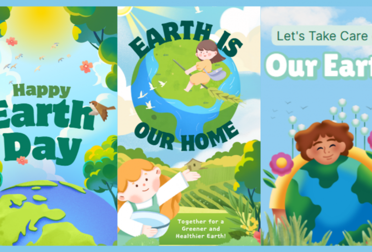 30 Poster Hari Bumi 2026 Gratis dan Siap Unduh, Cocok Dibagikan ke Medsos